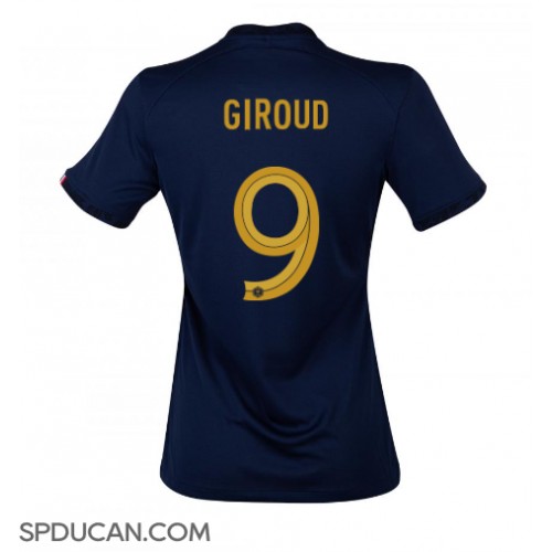 Zenski Nogometni Dres Francuska Olivier Giroud #9 Domaci SP 2022 Kratak Rukav